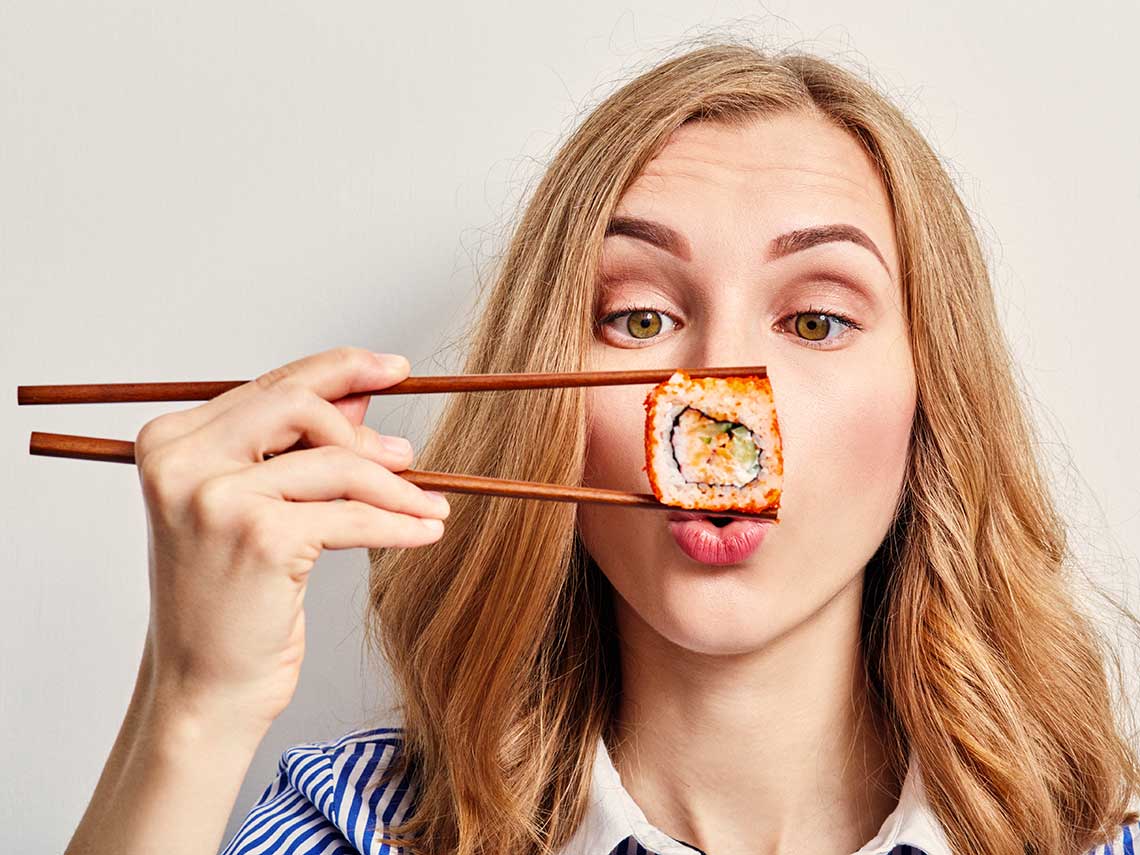 5 formas de comer sushi