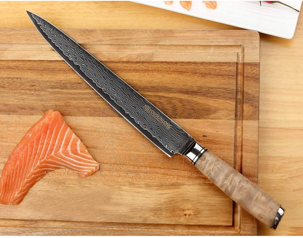 cuchillos japoneses para cortar pescado