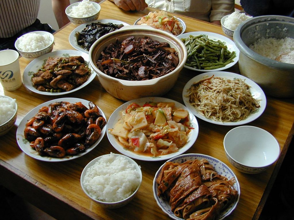 ingredientes de la comida china americana