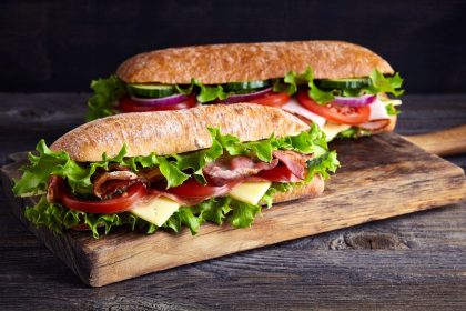 Baguette para cenas saludable