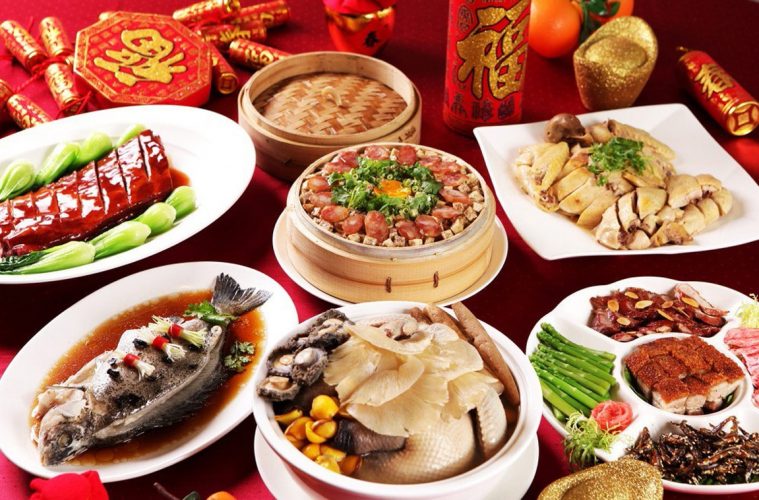 comida en año nuevo chino