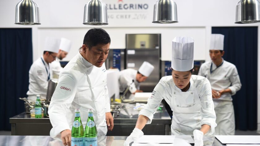 chefs en la cocina