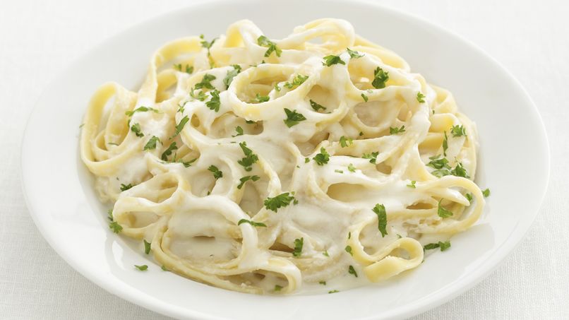 pasta con salsa alfredo