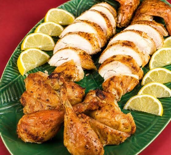 Pollo jugoso
